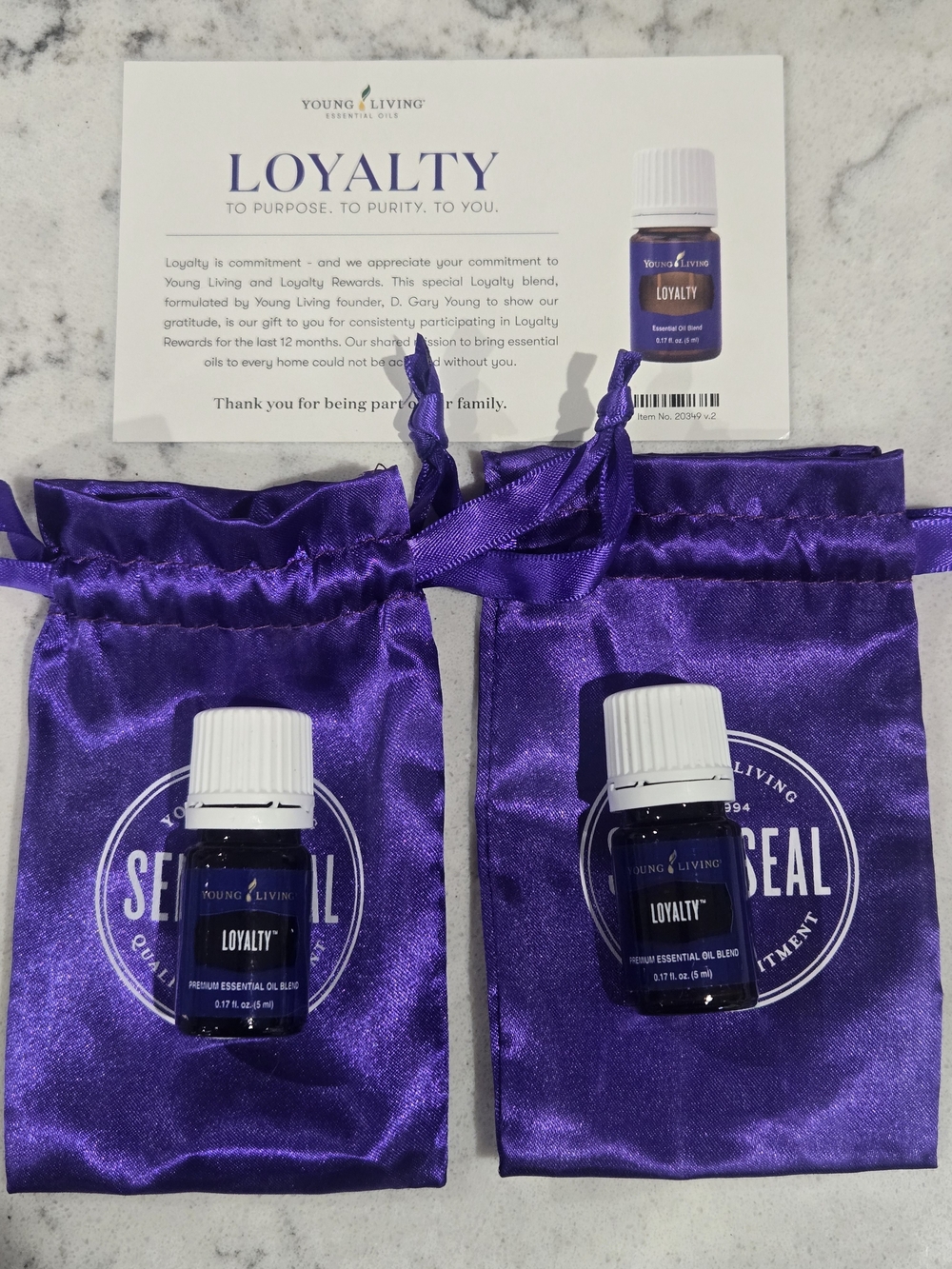 Young Living Loyalty Essential Oil Set